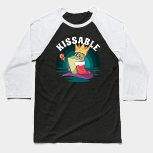 Frog Prince Kissable Baseball T-Shirt